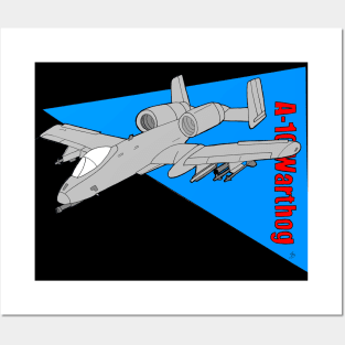 A-10 Warthog Airplane Posters and Art